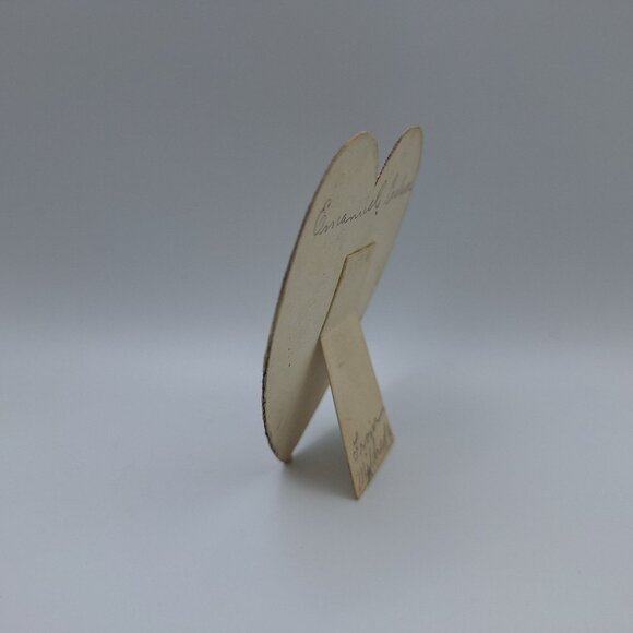 Vintage Valentine Card Stand Up Cute Kids Retro Art Collectible Paper Ephemera - Picture 3 of 4